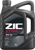 Масло моторное ZIC X7 Diesel 10W40 4л