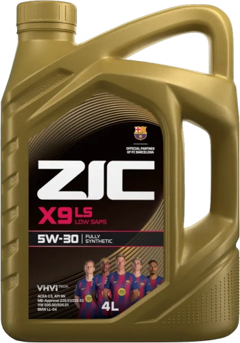 Масло моторное ZIC X9 LS 5W-30 4л